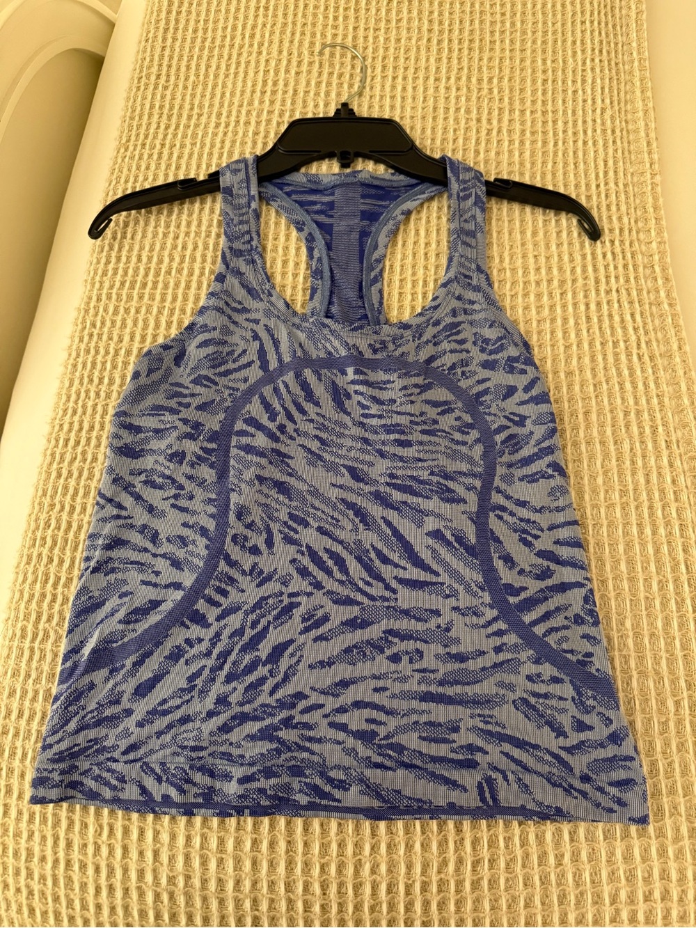 Lululemon Purple-Blue Printed Racerback Tank